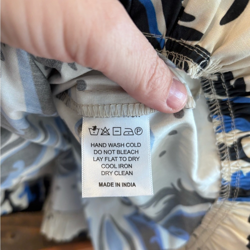 Maude Vivante Ollie Dress Blue White sz M - Picture 10 of 11